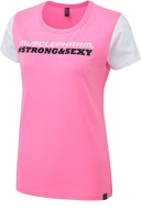 Ladies T-shirt Strong Sexy 2 Pink