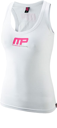Ladies Top Logo White